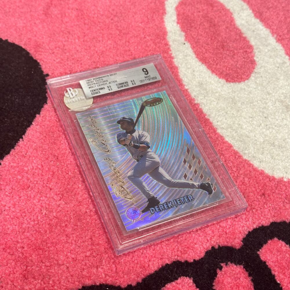 Derek Jeter – 1997 Bowman’s Best Cuts Refractor – BGS 9 – Population 34